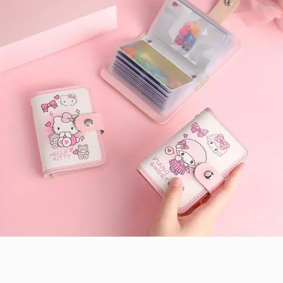 New Hello Kitty Pink Card Holder Wallet - Picture 2 of 3